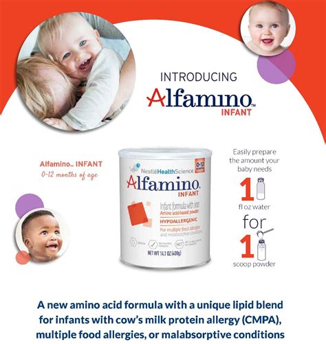 Alfamino Food Allergy Baby Formula With Iron 141oz 1ct