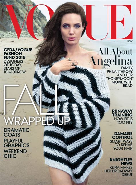 Angelina Jolie Vogue Magazine November 2015 Cover • Celebmafia
