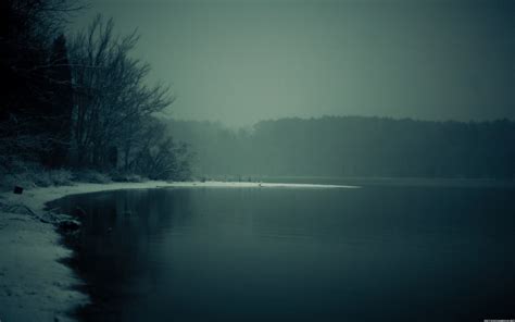 Wallpaper Sunlight Trees Lake Water Reflection Snow Morning