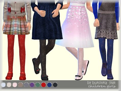 The Sims Resource Lace Tights Child