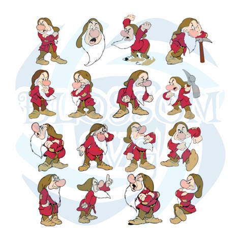 Grumpy Bundle Svg Disney Svg Seven Dwarfs Svg Snow White Svg