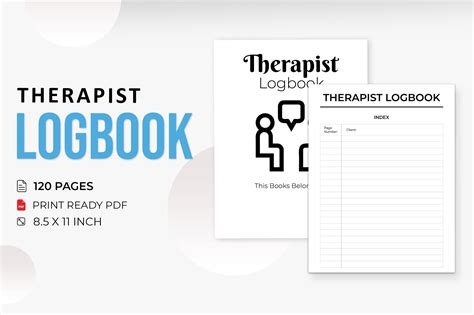 Therapist Logbook Graphic By Serviceislbd · Creative Fabrica