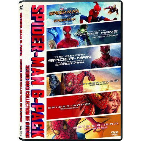 Spider Man 6 Movie Collection Dvd Box Set — Shopville