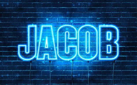 Download Wallpapers Jacob 4k Wallpapers With Names Horizontal Text