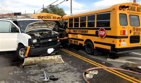 Crash Involving 2 School Buses And A Van Leaves 3 Injured In Santa Paula