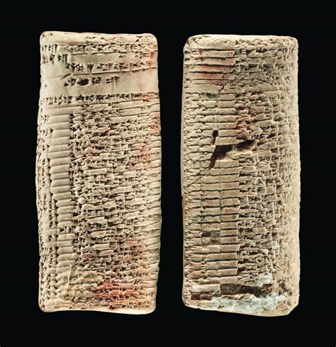 Two Old Babylonian Clay Cuneiform Tablets