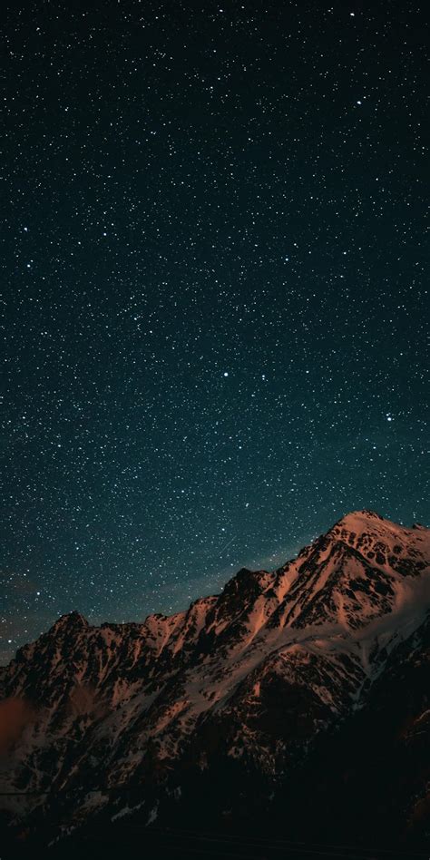 Mountain Night Sky