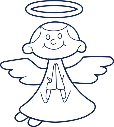 Angel Praying Clipart Png Download Full Size Clipart 5402786
