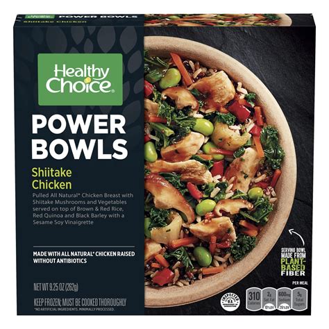 Healthy Choice Shiitake Chicken Power Bowls Shop Entrees And Sides At H E B