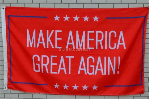 make american great again red usa outdoor indoor football college flag 3x5 custom usa any hockey