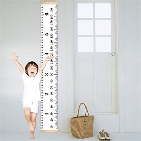 Uniquebella Handing Ruler Wall Decor For Children Baby Growth Chart