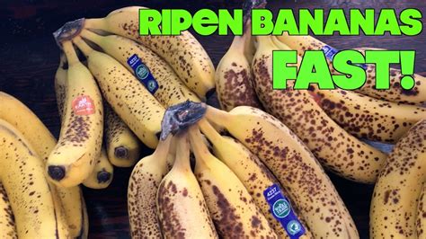 Whats The Fastest Way To Ripen Bananas Youtube