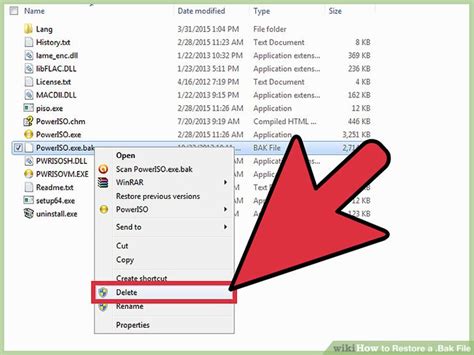How To Restore A Bak File 4 Steps With Pictures Wikihow