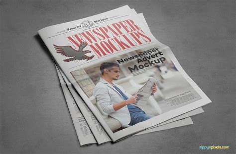 Newspaper Advertising Mockup 2022 Daily Mockup Images