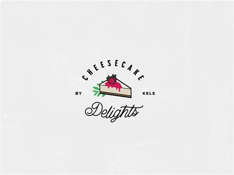 Cheesecake Delights Logo By Brad Dawson On Dribbble