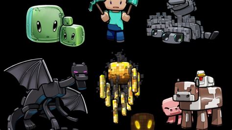 Cute Minecraft Mobs Wallpapers Top Free Cute Minecraft Mobs