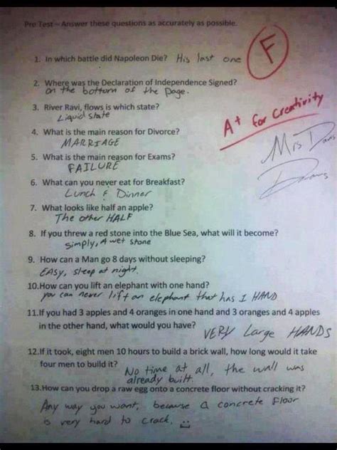 22 Hilarious Test Answers By Kids That Are Just Too Brilliant Zikoko