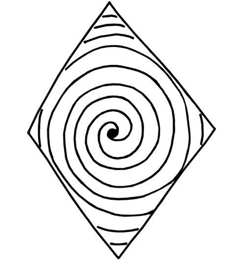 2.71 mb, 2500 x 3300. Coloring Page: Diamond Swirl by BlackCatStitchCrafts on ...