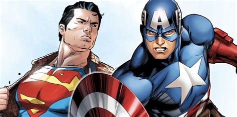 Marvel Vs Dc Comics Superman Vs Captain America 1