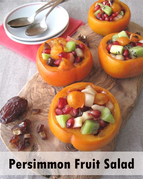 Here, we bring you some recipes for fresh. AIP / Thanksgiving Paleo Persimmon Fruit Salad - Fall dessert recipe | A Squirrel in the Kitchen