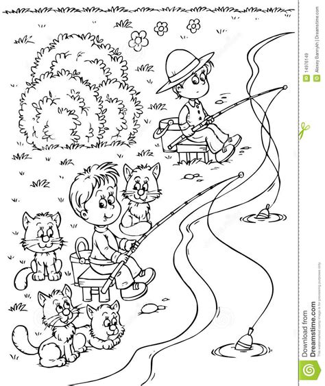 Affordable and search from millions of royalty free images, photos and vectors. Fishers stock illustration. Illustration of sketch ...