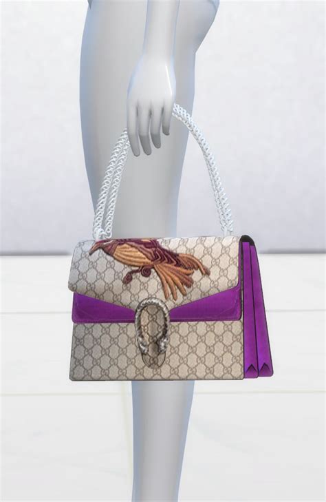 Gucci Shoulder Bag Sims 4 Custom Content Sims 4 The Sims 4 Packs