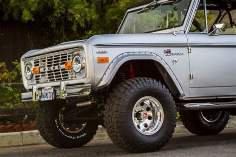 15x10 Polished Aluminum Wheels Custom Classic Ford Bronco