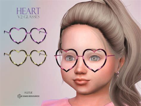 The Sims Resource Heart Glasses V2 Toddler