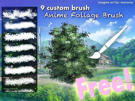 Free Anime Foliage Brush By Attki