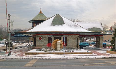 Amtrak Train Station In Kirkwood Missouri Usa View Wi Flickr