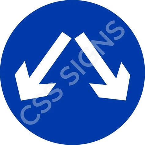 Rus003 Pass Either Side Sign Sign Shop Ireland Css Signs