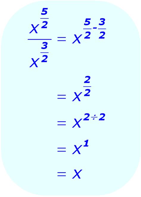 (3) cancel any common factors. Exponent Rules: Dividing Exponents