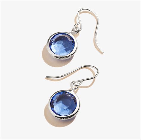 Sapphire Birthstone Earrings September Alex And Ani