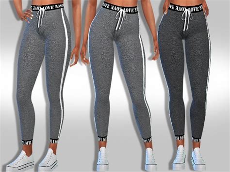 The Sims Resource Trendy Athletic Leggings By Saliwa • Sims 4 Downloads