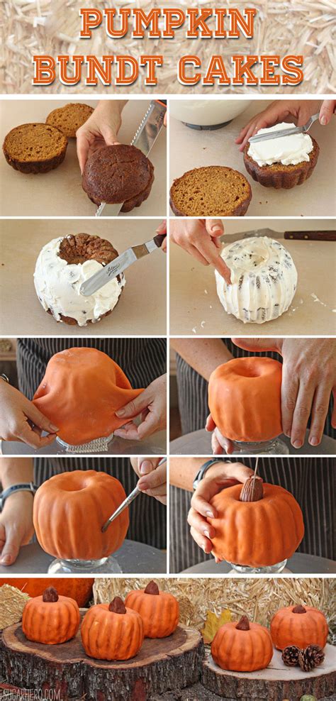 Pumpkin Bundt Cakes Sugarhero