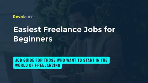 Easiest Freelance Jobs For Beginners Revolancer Magazine
