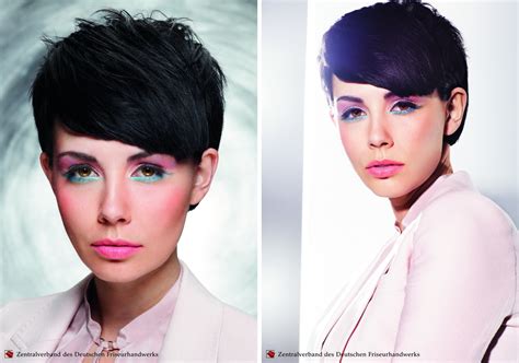It's the ideal time to begin searching for a crisp new hairstyle. Modern short haircut with the hair combed across the head
