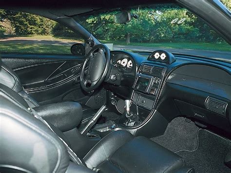 The dash feels perfect on design and functionality. 2004 Ford Mustang SVT Cobra - Interior Pictures - CarGurus