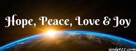 Hope Peace Love And Joy Christian Facebook Cover Christian Facebook
