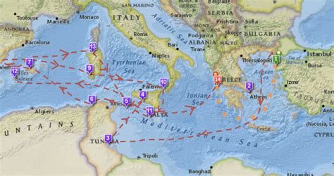 An Interactive Map Of Odysseus Year Journey In Homer S Odyssey Open Culture