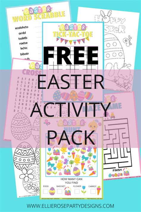 Free Easter Activity Games Pack