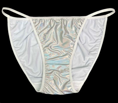 Get Cheap Goods Online Stretch Satin Panties Vtg Style Shiny String