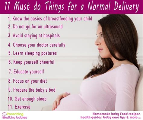 Must Do Things For A Normal Delivery