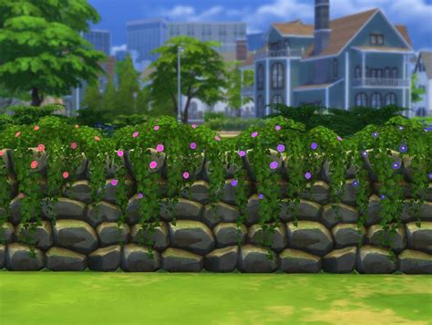 Mod The Sims Vines For Fences Morning Glory And Seasons Of Ivy Vine