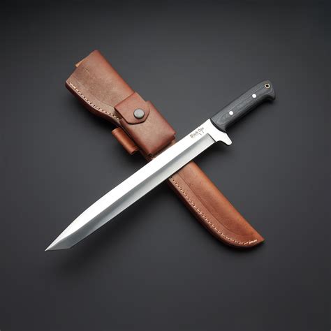 Battle Ready Trench Bayonet Modern Tanto Knife Black Ops Tactical