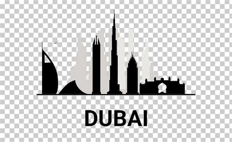 Burj Khalifa Skyline Line Art Silhouette Architecture PNG Clipart