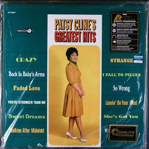 Patsy Cline Patsy Clines Greatest Hits Decca 200 Gram Vinyl Vinyl