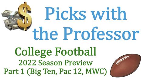 Ncaa College Football 2022 Season Preview Part 1 With Picks