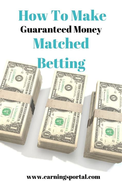 If we were starting with a £400 investment in 2020, we'd be aiming to earn around £7,000 profit within twelve months, assuming we could put in an hour's work each day. How To Make Guaranteed Money Matched Betting | Matched ...