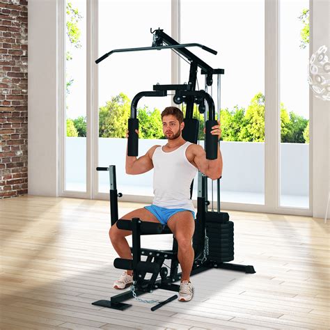 Homcom Multi Gym Workout Station Home Fitness Body